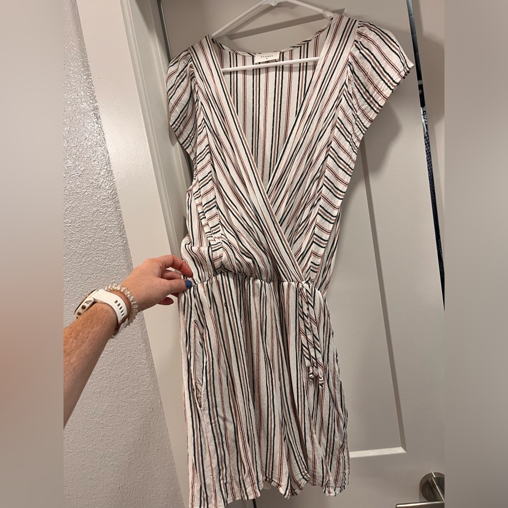 Everly Stripped Romper